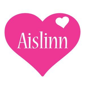 Aislinn love-heart logo