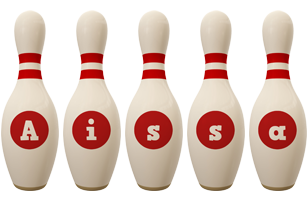 Aissa bowling-pin logo