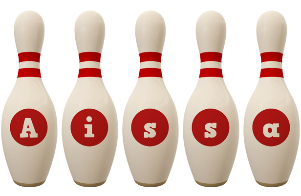 Aissa bowling-pin logo