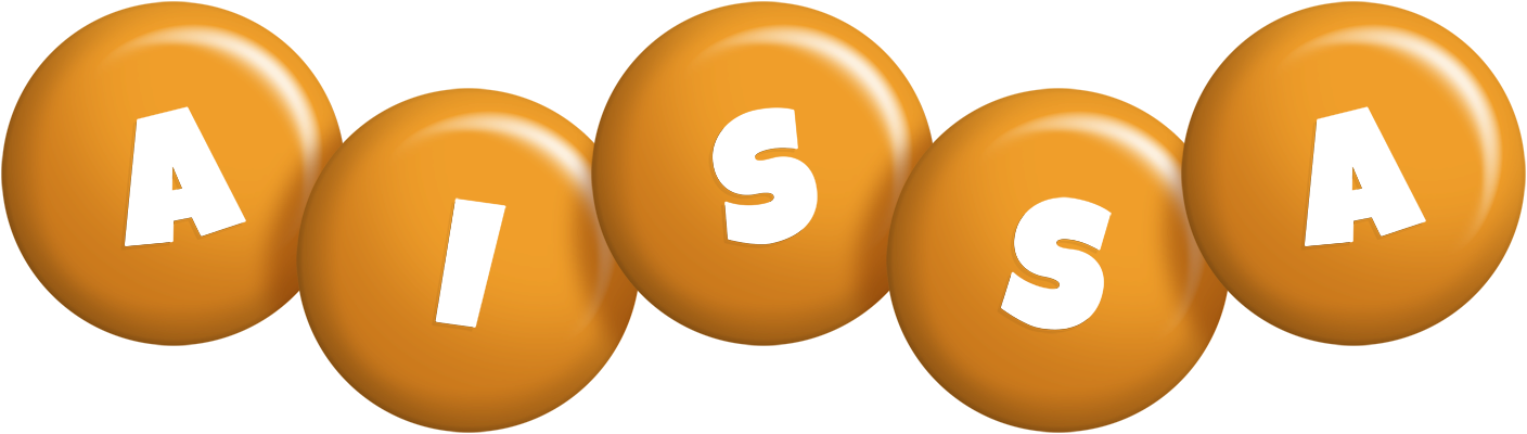 Aissa candy-orange logo