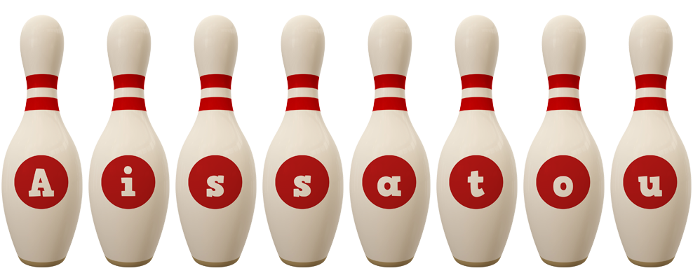 Aissatou bowling-pin logo
