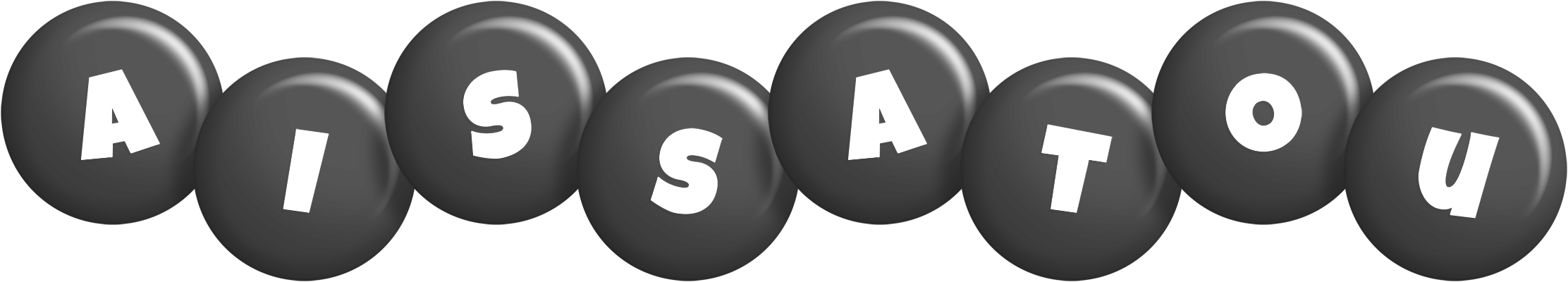 Aissatou candy-black logo