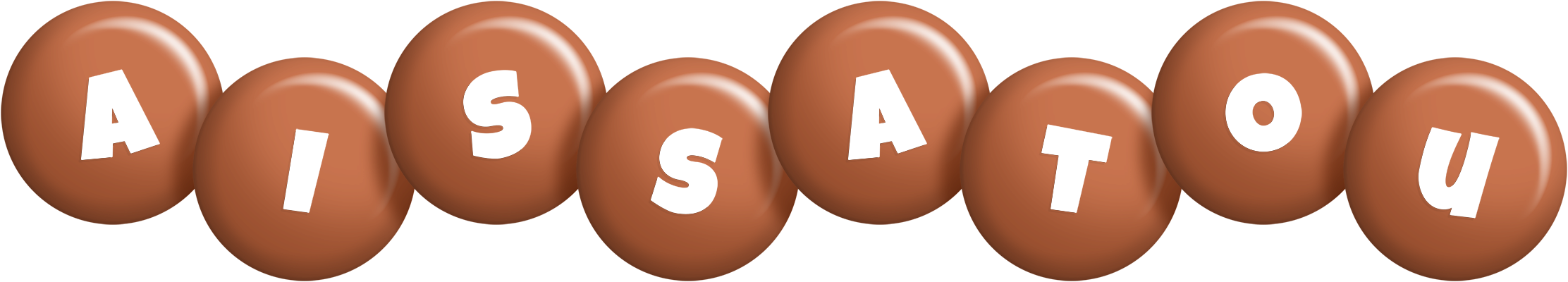Aissatou candy-brown logo