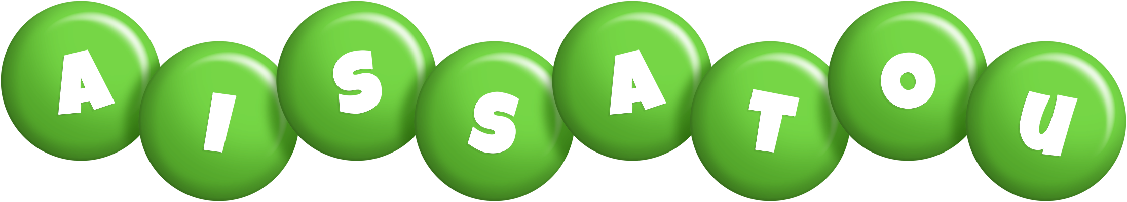 Aissatou candy-green logo