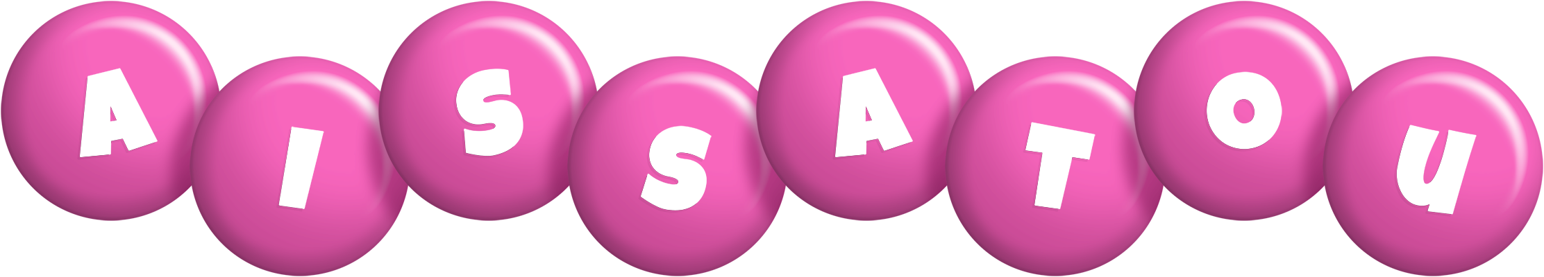 Aissatou candy-pink logo