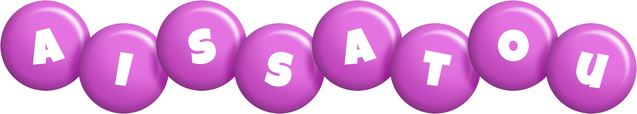 Aissatou candy-purple logo
