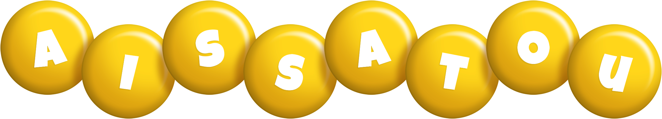 Aissatou candy-yellow logo