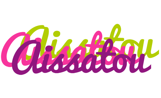 Aissatou flowers logo