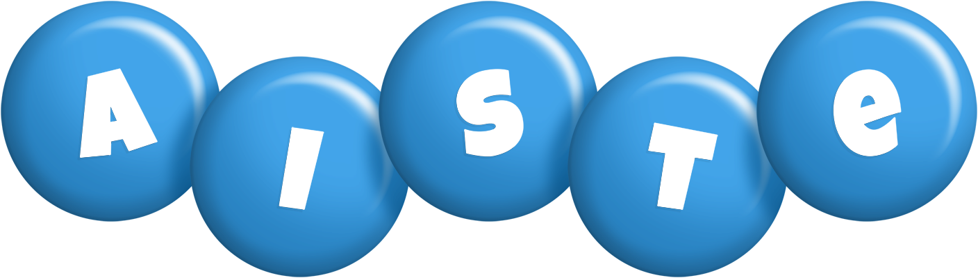Aiste candy-blue logo