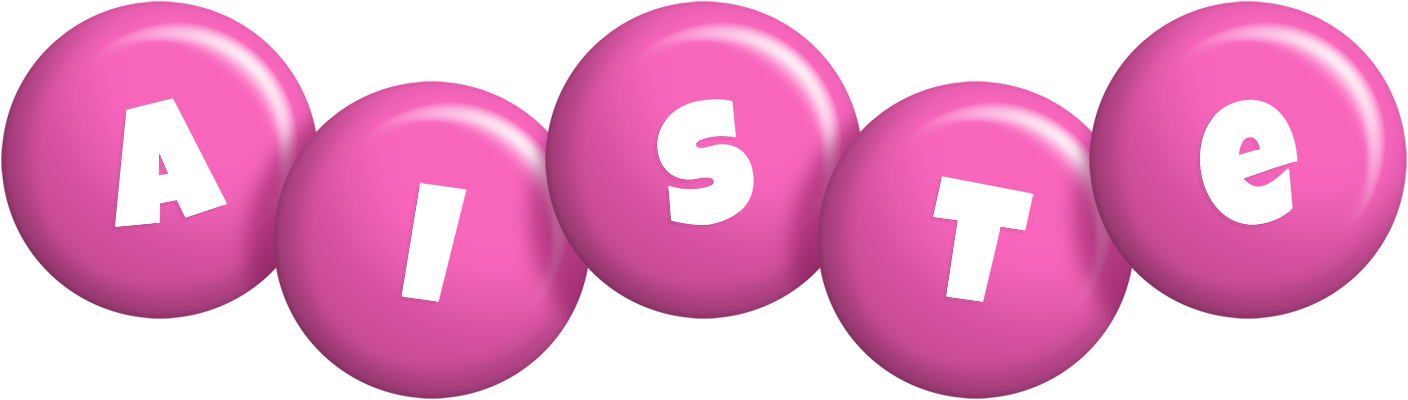 Aiste candy-pink logo