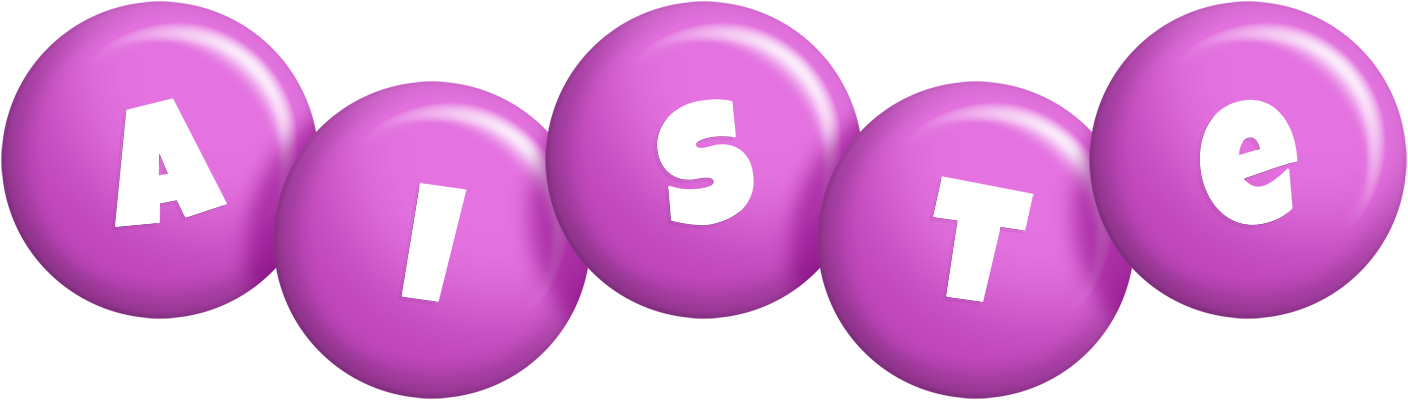 Aiste candy-purple logo