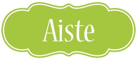 Aiste family logo