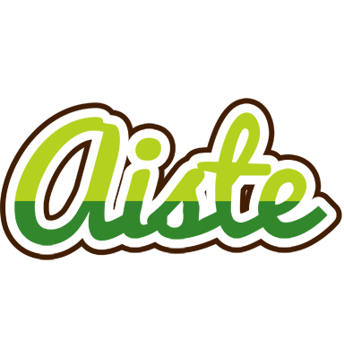 Aiste golfing logo