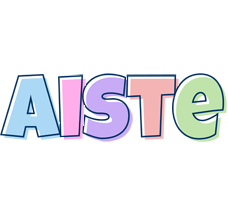 Aiste pastel logo