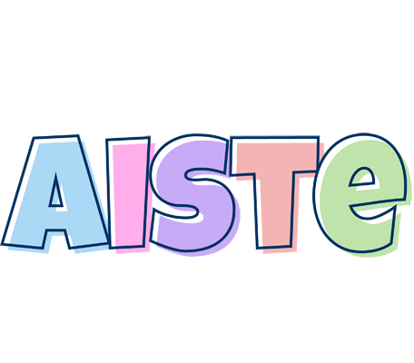 Aiste pastel logo