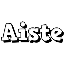 Aiste snowing logo