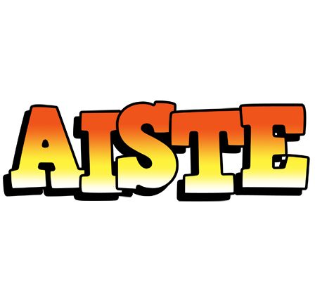 Aiste sunset logo