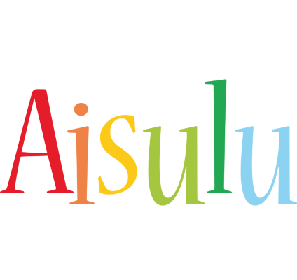 Aisulu birthday logo