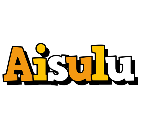 Aisulu cartoon logo