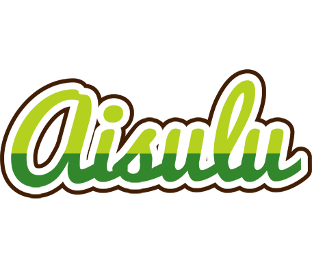 Aisulu golfing logo