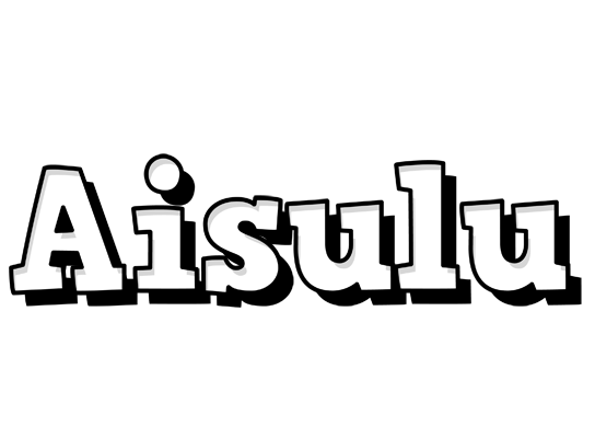 Aisulu snowing logo