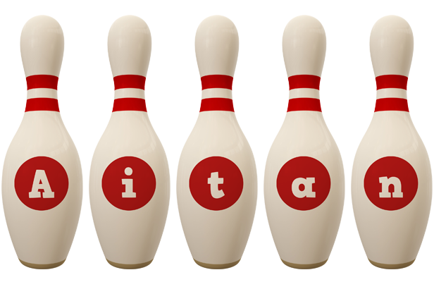 Aitan bowling-pin logo