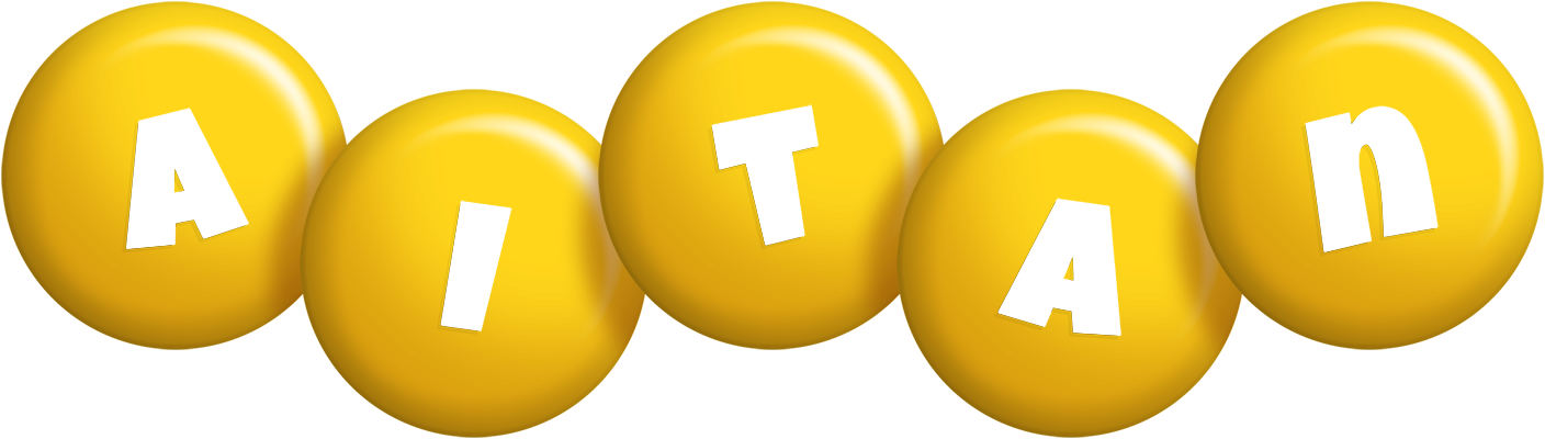 Aitan candy-yellow logo