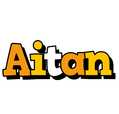 Aitan cartoon logo