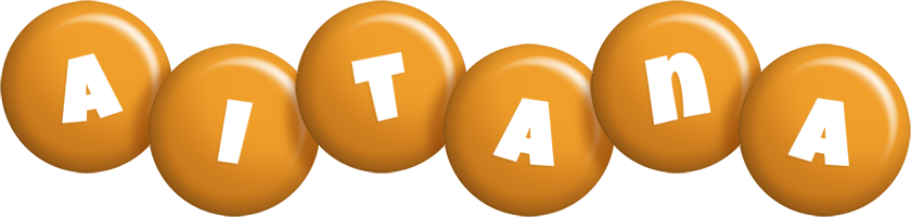 Aitana candy-orange logo