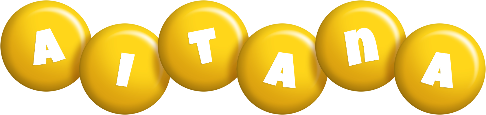 Aitana candy-yellow logo