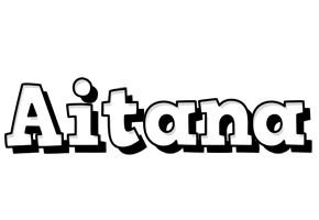 Aitana snowing logo