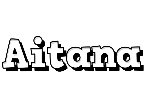 Aitana snowing logo