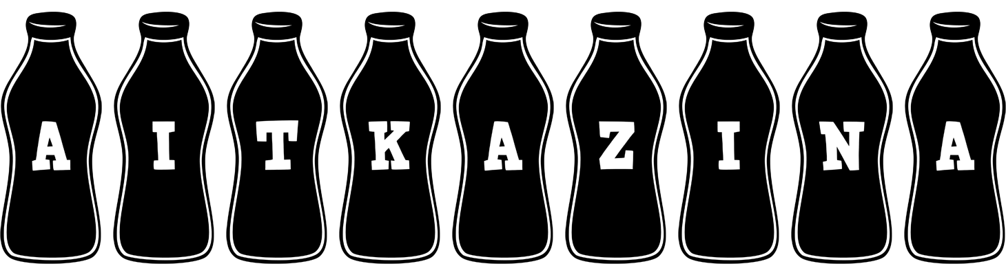 Aitkazina bottle logo