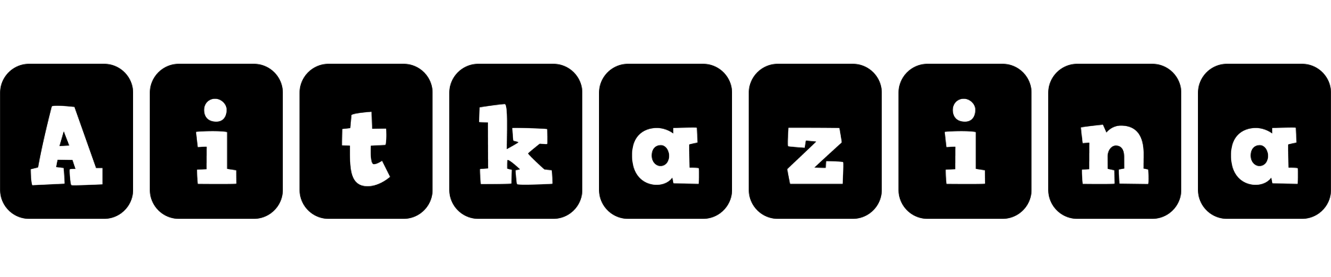Aitkazina box logo