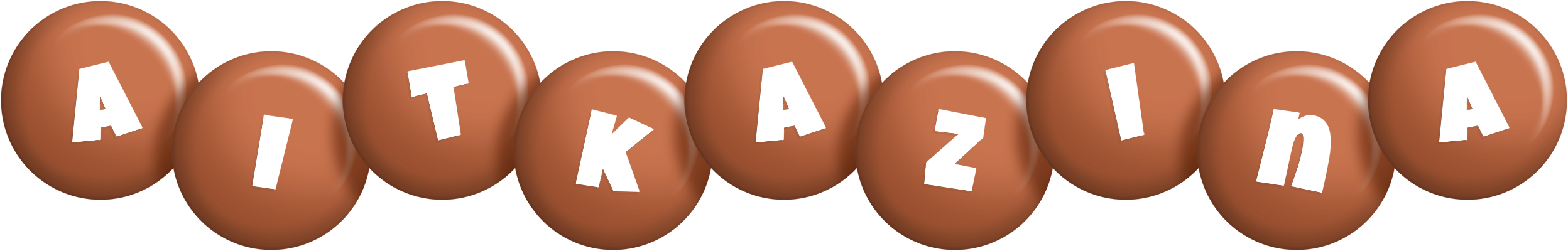 Aitkazina candy-brown logo