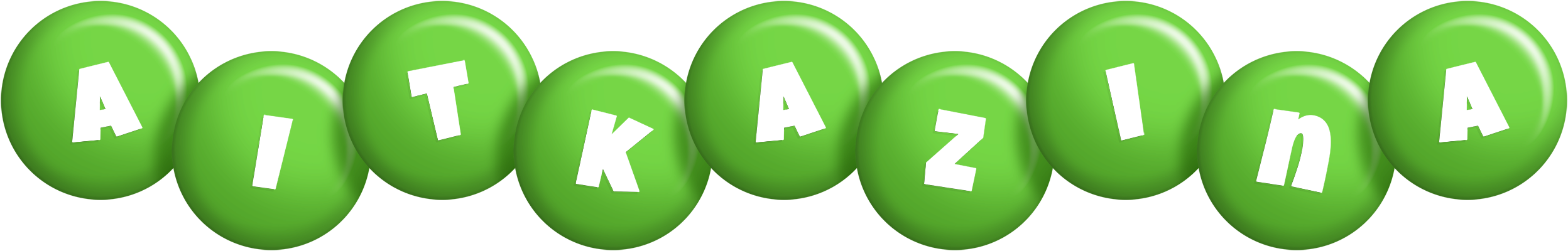 Aitkazina candy-green logo