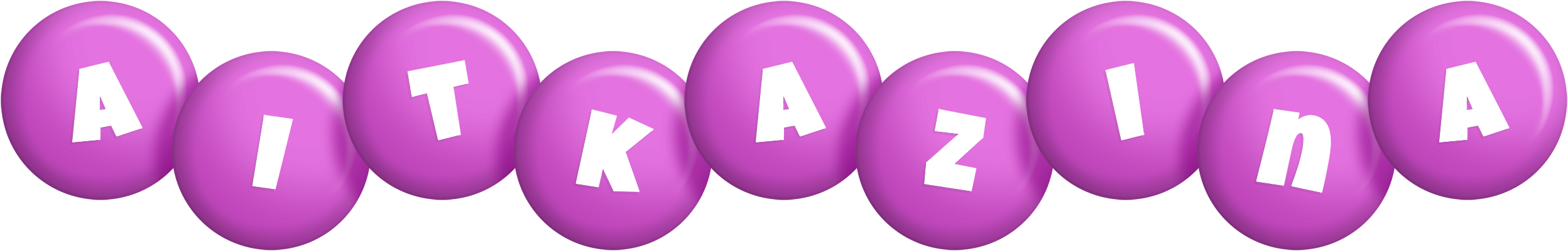 Aitkazina candy-purple logo