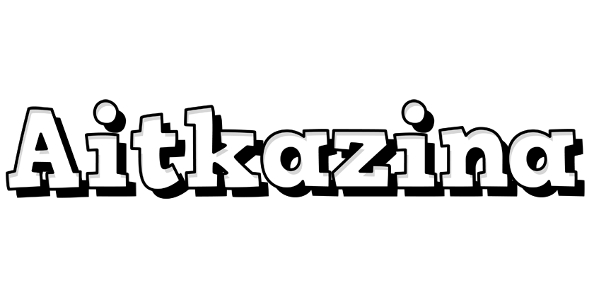 Aitkazina snowing logo