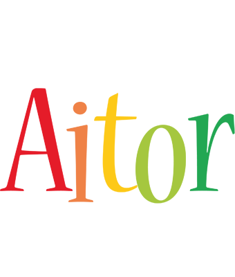 Aitor birthday logo