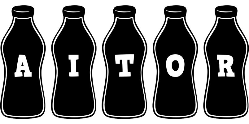 Aitor bottle logo