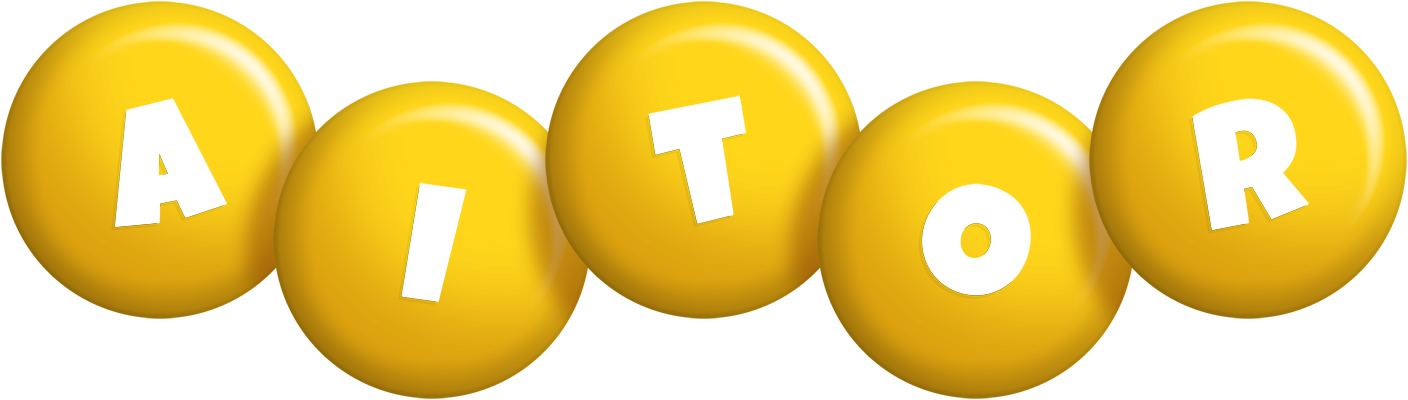 Aitor candy-yellow logo