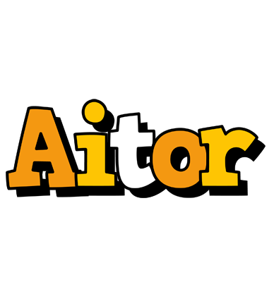 Aitor cartoon logo