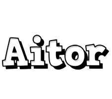 Aitor snowing logo