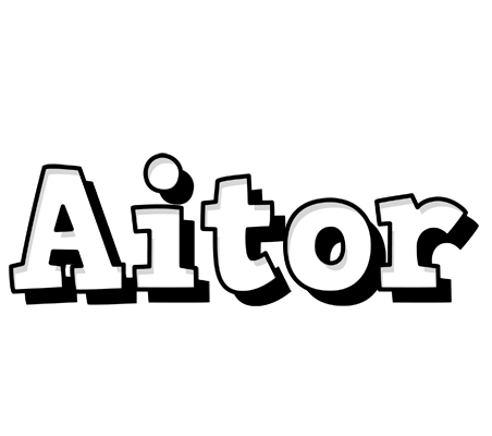 Aitor snowing logo