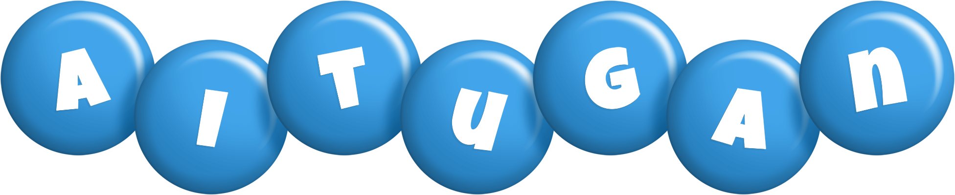 Aitugan candy-blue logo