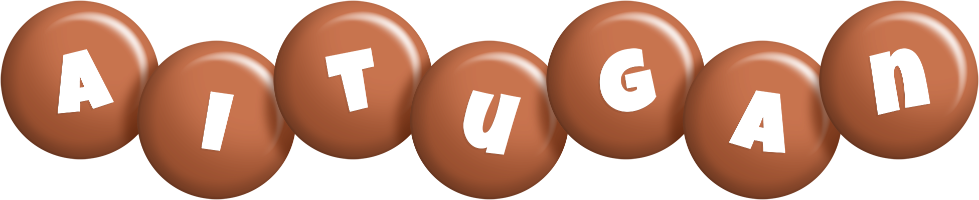 Aitugan candy-brown logo
