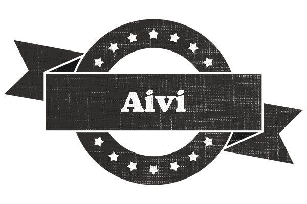 Aivi grunge logo