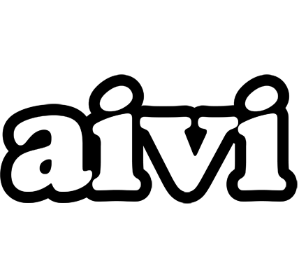 Aivi panda logo