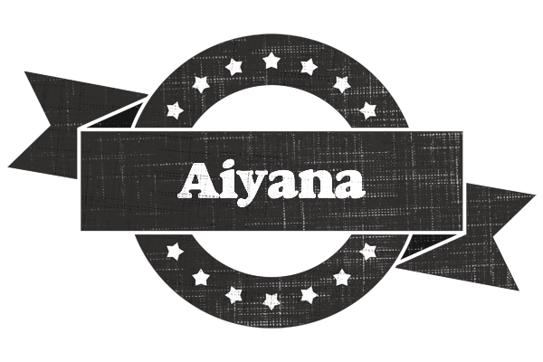 Aiyana grunge logo