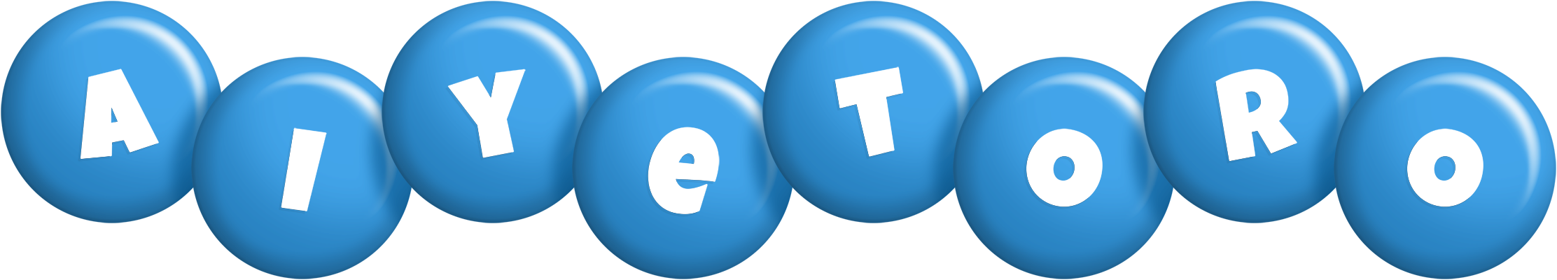 Aiyetoro candy-blue logo
